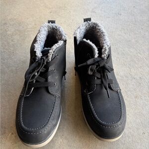 Eddie Bauer Black Kids Boots, size 3